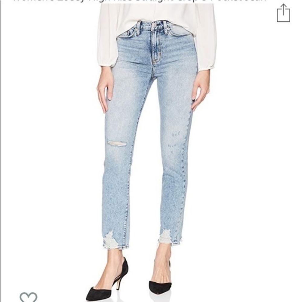 Hudson Jeans Zoeey High Rise Straight Crop
